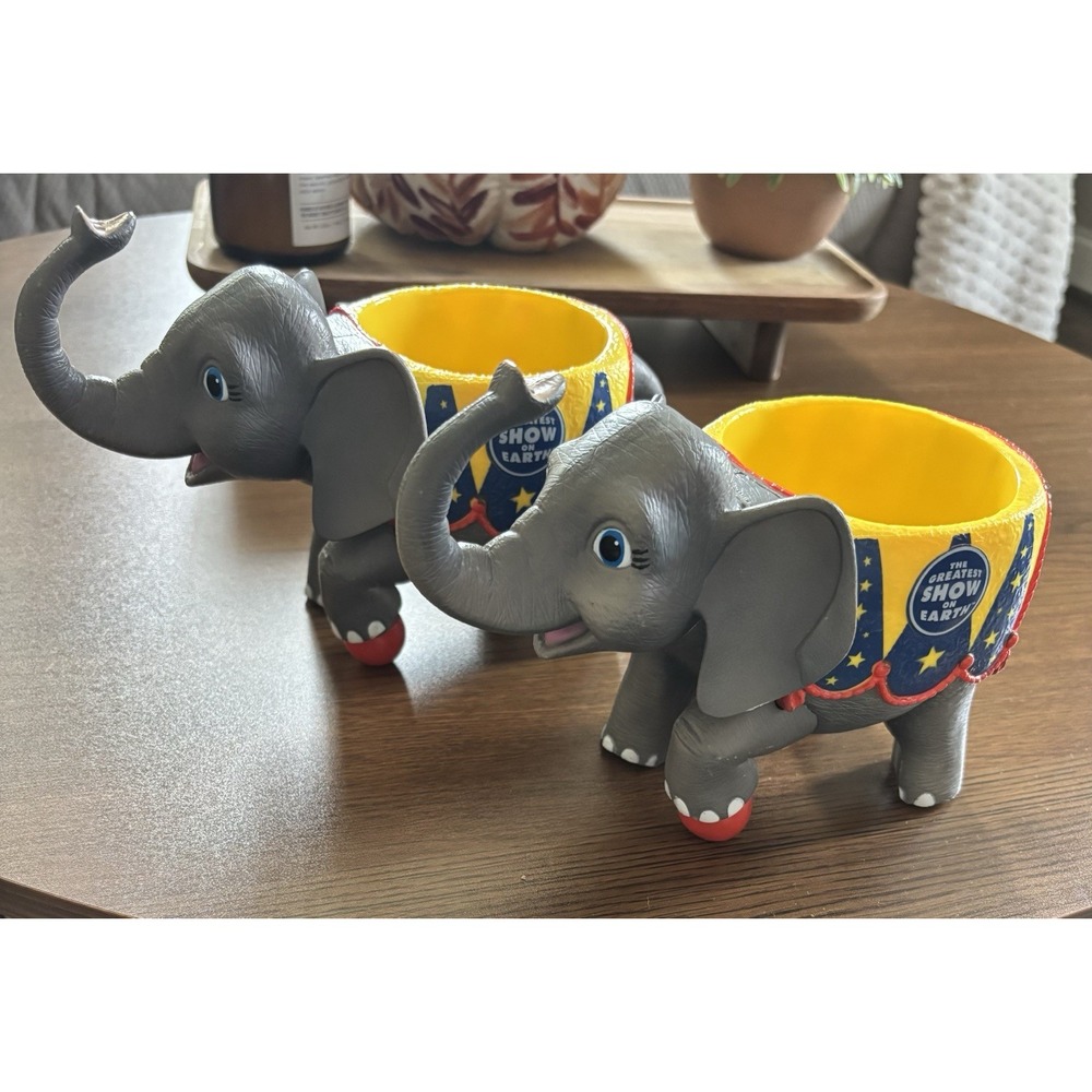 Vintage Ringling Bros Barnum Bailey Circus Elephant Souvenir Mug Lot of 2